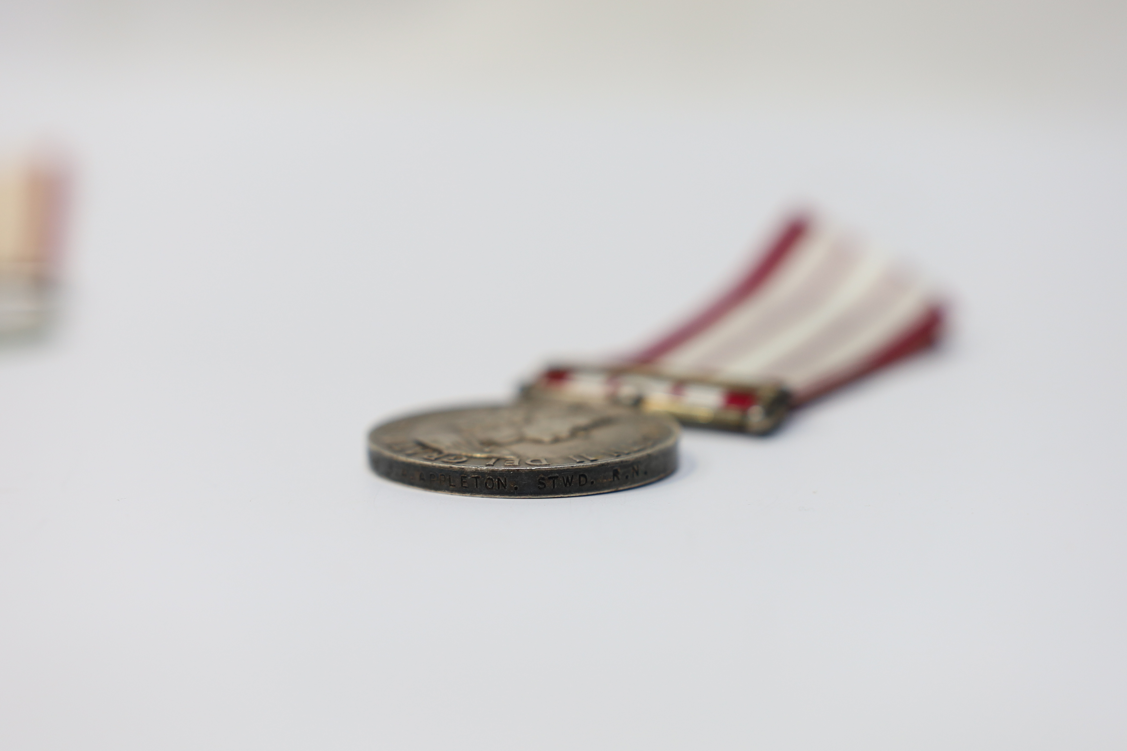 Three ERII Royal Navy General service medals awarded to